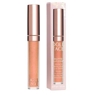 Doll Face Matte-nificent Metallic Liquid Lip Color in MMM-07 Luna Gold Shade